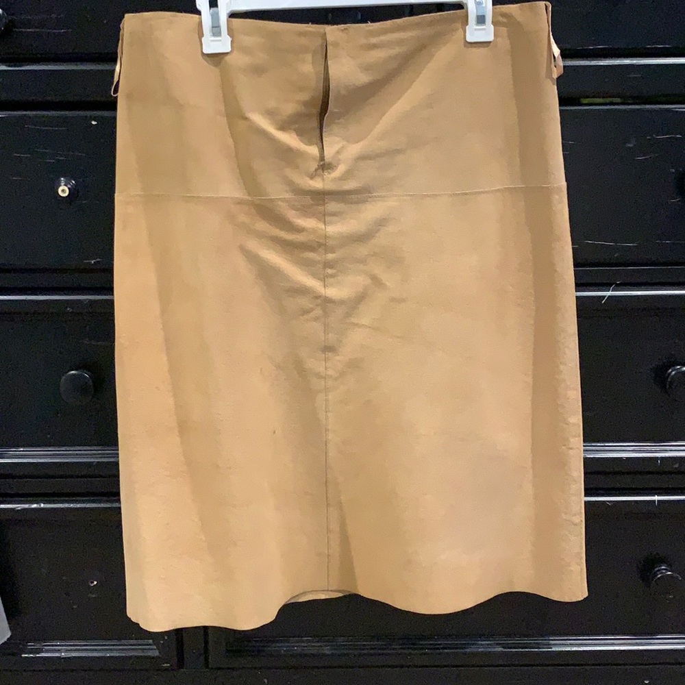 For Joseph tan suede skirt size 31